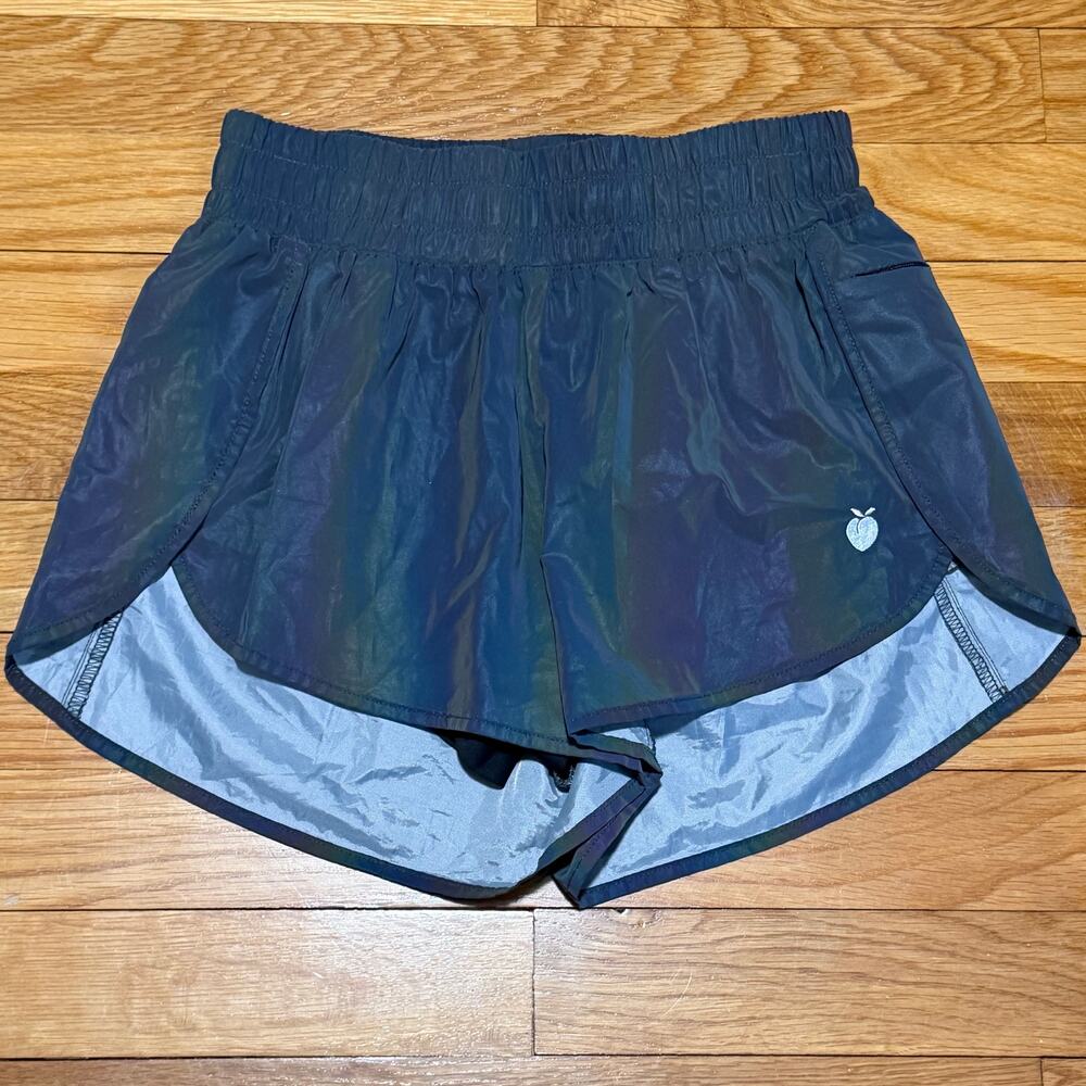 Flexliving | Iridescent High-Rise Lined Running Shorts XS